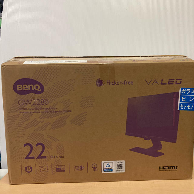 BenQ アイケア ウルトラスリムベゼル ディスプレイ GW2280 (21.5ディスプレイ