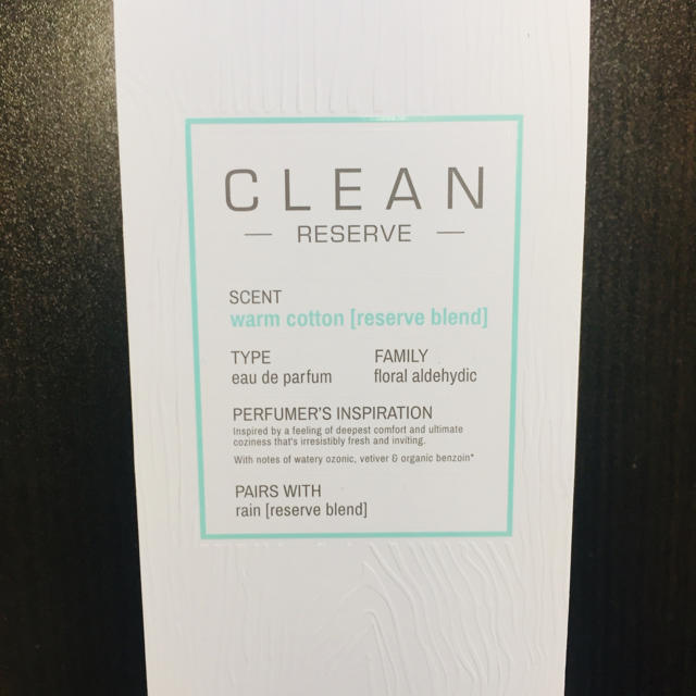 CLEAN RESERVE ウォームコットンEDP - ユニセックス