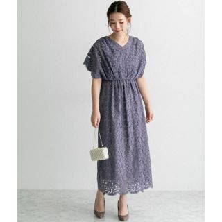 アーバンリサーチロッソ(URBAN RESEARCH ROSSO)の【半額以下】URBAN RESEARCH  ラッセルレースドレス 結婚式 二次会(ロングワンピース/マキシワンピース)