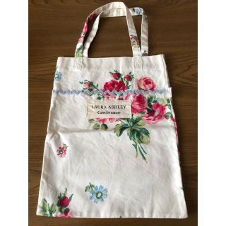 ローラアシュレイ(LAURA ASHLEY)のローラアシュレイの布手提げバック(未使用品)バンチェットローズ(トートバッグ)