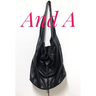 アンドエー(And A)のAnd A アンドエー【美品】本格レザー トート バッグ(トートバッグ)