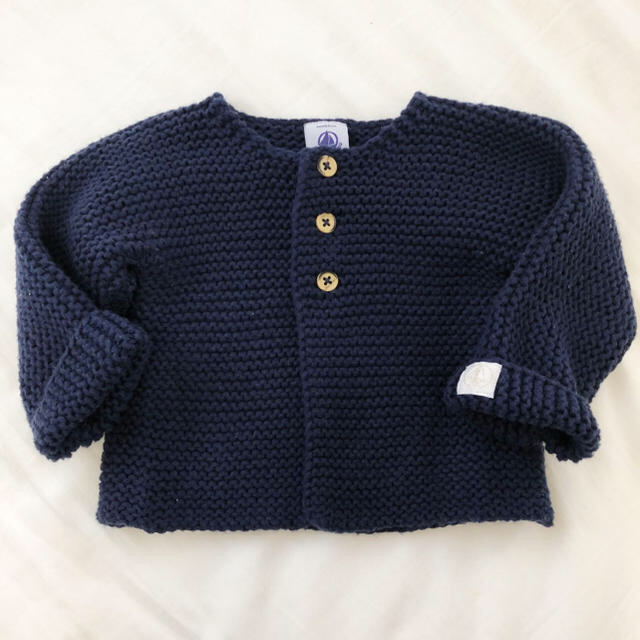 PETIT BATEAU(プチバトー)の【専用】プチバトー カーディガン・ミナペルホネン ブルマ キッズ/ベビー/マタニティのベビー服(~85cm)(カーディガン/ボレロ)の商品写真