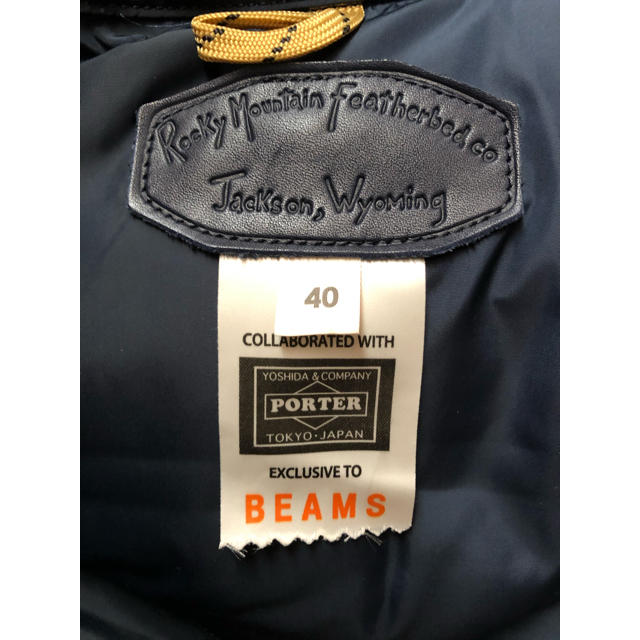 Rocky Mountain Featherbed(ロッキーマウンテンフェザーベッド)のROCKY MOUNTAIN FEATHERBED×PORTER×BEAMS メンズのジャケット/アウター(ダウンベスト)の商品写真