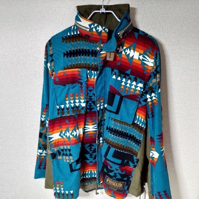 sacai(サカイ)のサイズ3 Sacai Pendleton Jacket サカイ ペンドルトン メンズのジャケット/アウター(ミリタリージャケット)の商品写真