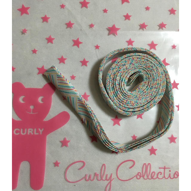 Curly Collection(カーリーコレクション)のカーリー☆バイアステープ☆カラフル ハンドメイドの素材/材料(各種パーツ)の商品写真