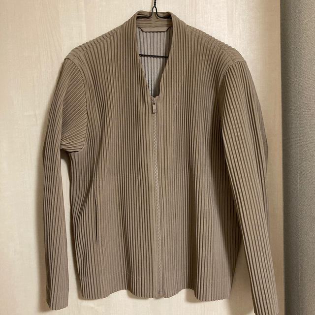 ISSEY MIYAKE - オムプリッセ ノーカラージャケット homme plisse の ...