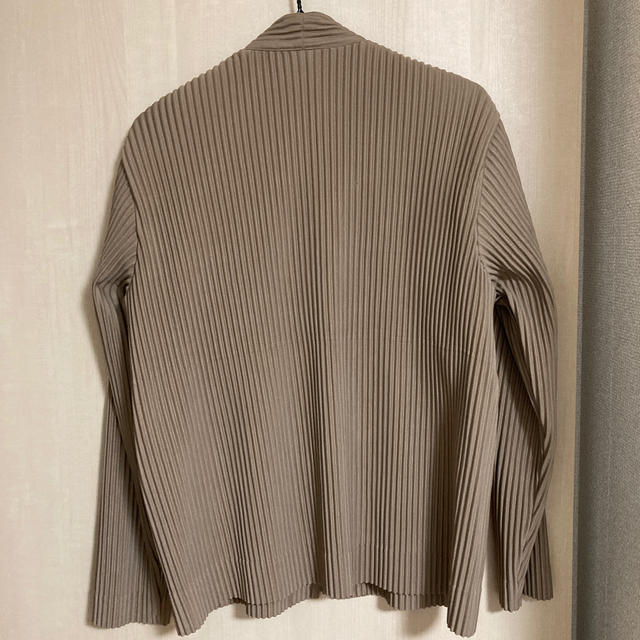 ISSEY MIYAKE - オムプリッセ ノーカラージャケット homme plisse の