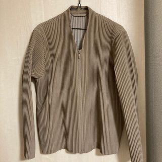 イッセイミヤケ(ISSEY MIYAKE)のオムプリッセ　ノーカラージャケット homme plisse (テーラードジャケット)