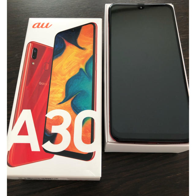 GALAXY A30 / RED / simロック解除済み 年末のプロモーション 9180円