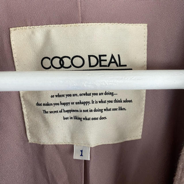 COCO DEAL(ココディール)のファーコート レディースのジャケット/アウター(ロングコート)の商品写真