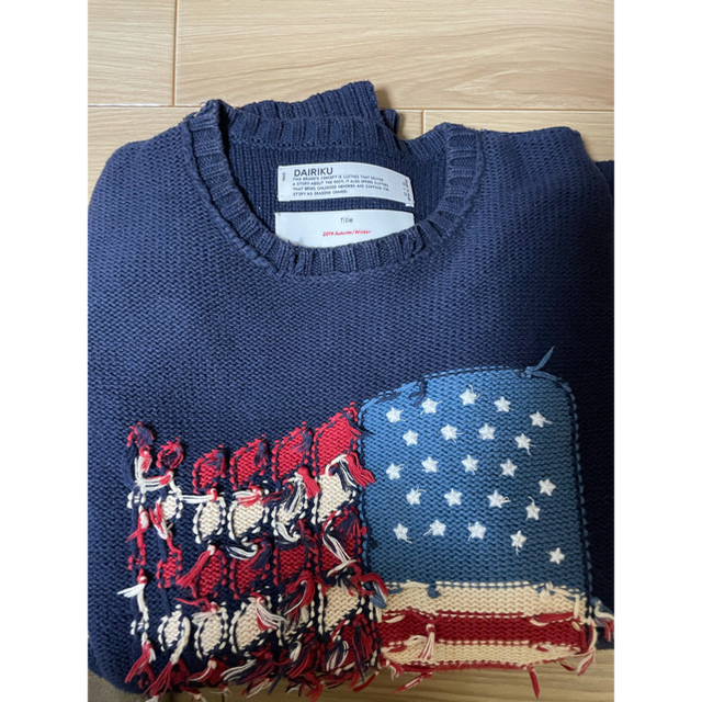 DAIRIKU inside out America knit メンズのトップス(ニット/セーター)の商品写真