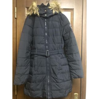 アバクロンビーアンドフィッチ(Abercrombie&Fitch)の【美品】アバクロ　ネイビー　ダウンコート(ダウンコート)