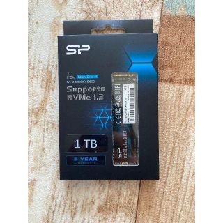 シリコンパワー SSD 1TB 3D TLC NAND M.2 5年保証(PCパーツ)