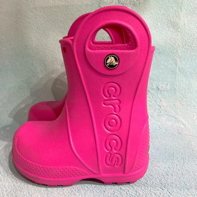 crocs(クロックス)のクロックス 長靴 レインブーツ　14cm キッズ/ベビー/マタニティのベビー靴/シューズ(~14cm)(長靴/レインシューズ)の商品写真