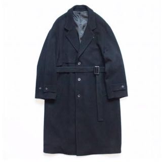 サンシー(SUNSEA)のstein LAY CHESTER COAT black (チェスターコート)