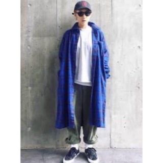 ダブルタップス(W)taps)の17SS/WTAPS FROCK LS/コート/S/BLU/チェック/171GW(その他)