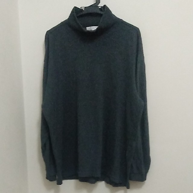 トータルネックプルオーバー　黒 メンズのトップス(Tシャツ/カットソー(七分/長袖))の商品写真
