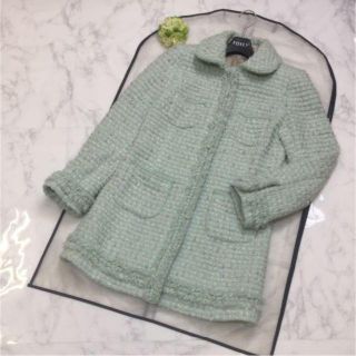 トゥービーシック(TO BE CHIC)の美品☆TO BE CHIC ツイードコート(ロングコート)