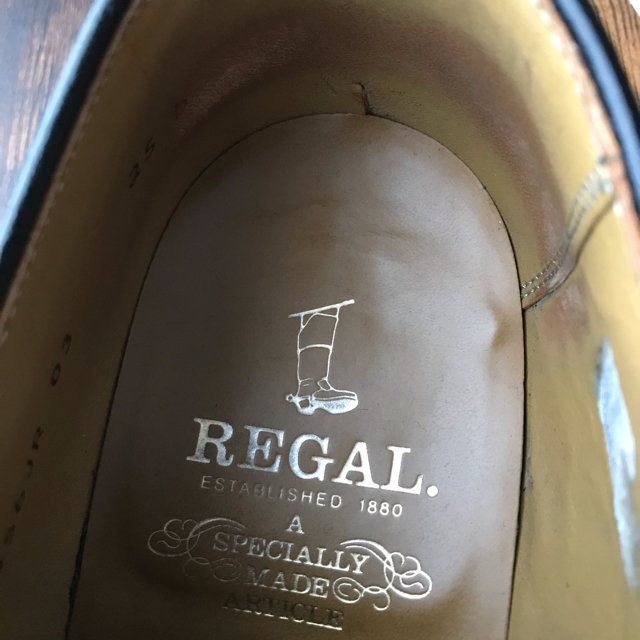 REGAL(リーガル)のREGAL 革靴　プレートゥ メンズの靴/シューズ(ドレス/ビジネス)の商品写真