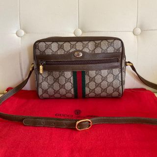 グッチ(Gucci)の美品　紙タグ　GUCCI オールド　グッチ シェリーライン ショルダー　バッグ(ショルダーバッグ)