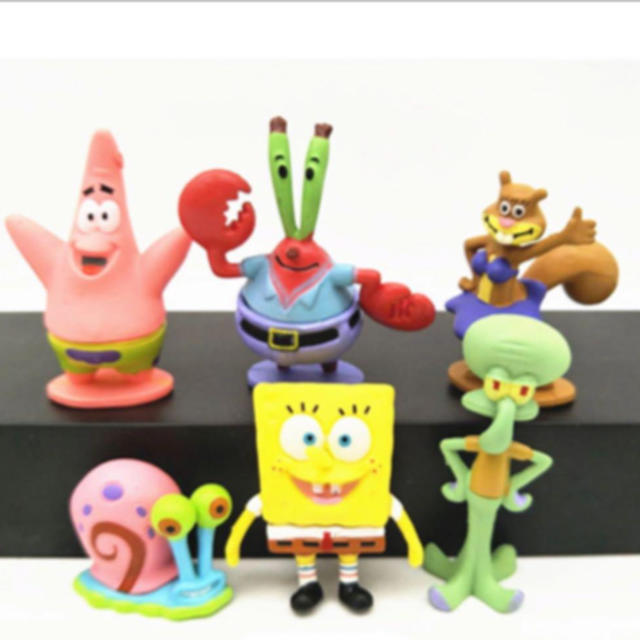 スポンジボブ 水槽 フィギュア エンタメ/ホビーのおもちゃ/ぬいぐるみ(キャラクターグッズ)の商品写真