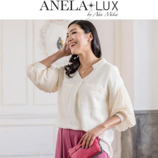 アネラリュクス(ANELALUX)のANELA LUX 異素材バルーン袖　ニット　新品　アネラリュクス　アンミカ(ニット/セーター)