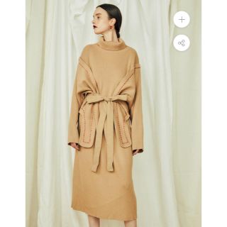 パメオポーズ(PAMEO POSE)のmikaみか様専用　PAMEOPOSE layered knit dress(ロングワンピース/マキシワンピース)