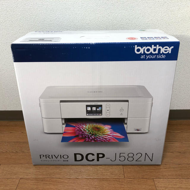 約84円約27円L判写真コスト【即納可能！・新品・未開封】DCP-J582N インクジェットプリンタ