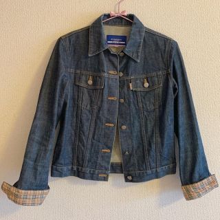 バーバリーブルーレーベル(BURBERRY BLUE LABEL)のバーバリー　ブルーレーベル  Ｇジャン　デニムジャケット　38 Ｍ(Gジャン/デニムジャケット)