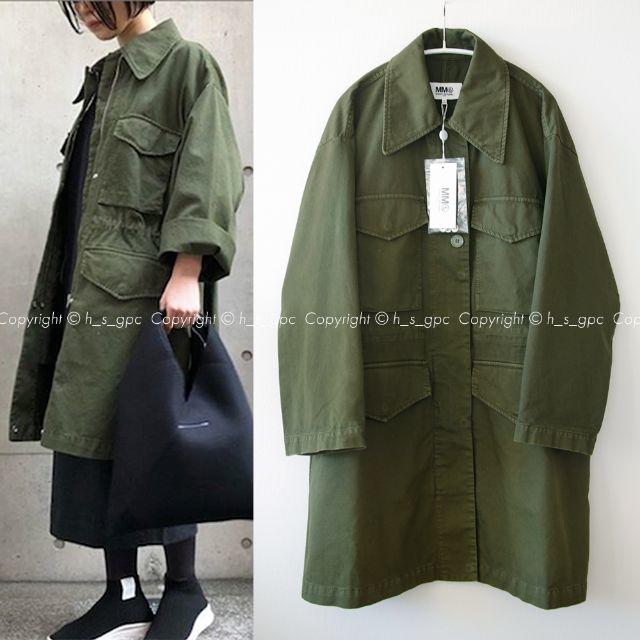 MM6 - 【定価10.5万】MM6 ミリタリー ウォッシュド ジャケット MM6 - 【定価10.5万】MM6 ミリタリー ウォッシュド ジャケット