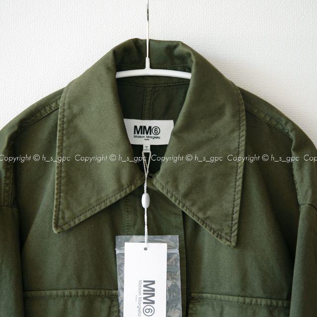 MM6 - 【定価10.5万】MM6 ミリタリー ウォッシュド ジャケット MM6 - 【定価10.5万】MM6 ミリタリー ウォッシュド ジャケット