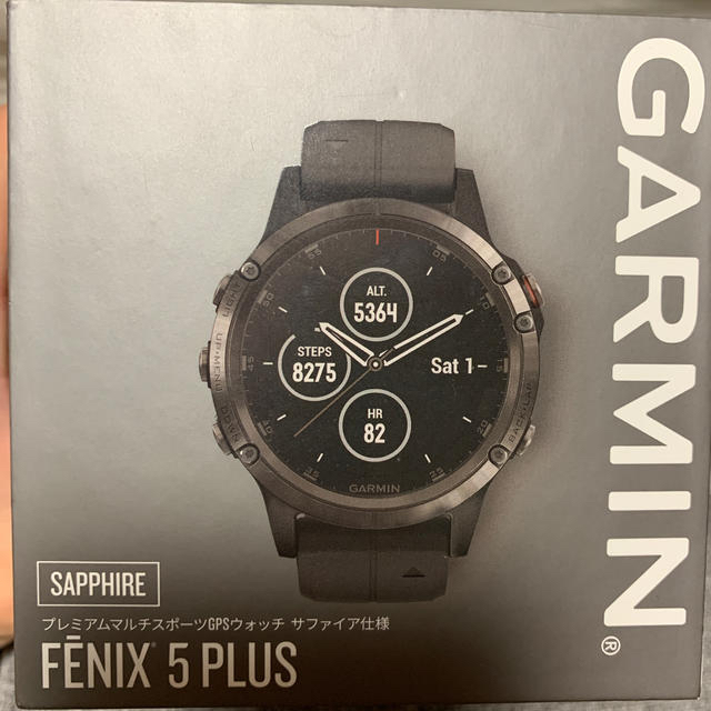 GARMIN(ガーミン)の【週末限定価格】GARMIN FENIX5 PLUS sapphire メンズの時計(腕時計(デジタル))の商品写真