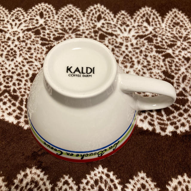 KALDI(カルディ)のKALDI シードルカップ インテリア/住まい/日用品のキッチン/食器(グラス/カップ)の商品写真