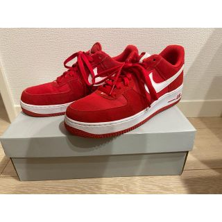 ナイキ(NIKE)のNIKE エアフォース1 赤　27.5(スニーカー)