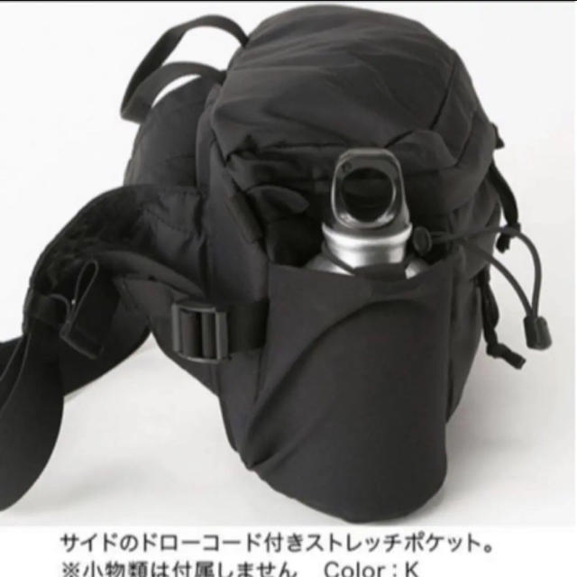 THE NORTH FACE(ザノースフェイス)の【未開封新品】ノースフェイス　ボディーバッグ　5L 黒色　男女兼用　SPINA メンズのバッグ(ボディーバッグ)の商品写真