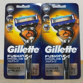 ピーアンドジー(P&G)の新品✨P&G　ジレットフュージョン プログライド　5枚刃　ひげ剃り　2個(カミソリ)