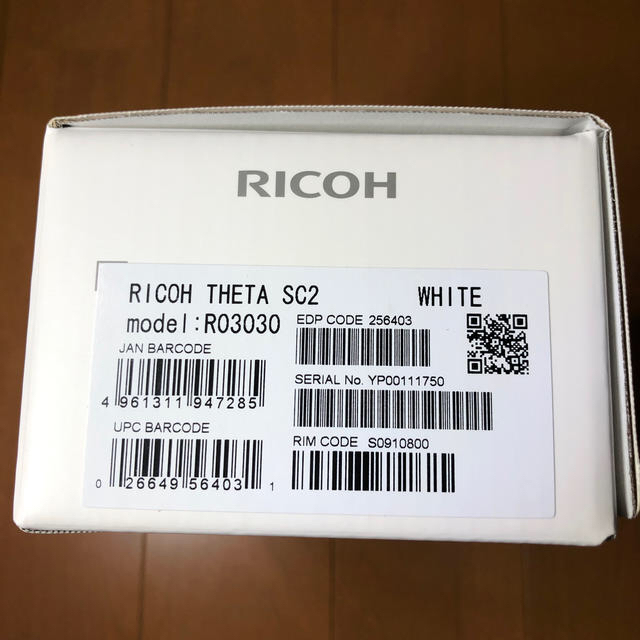 RICOH(リコー)の360カメラ　THETA SC2 スマホ/家電/カメラのカメラ(コンパクトデジタルカメラ)の商品写真