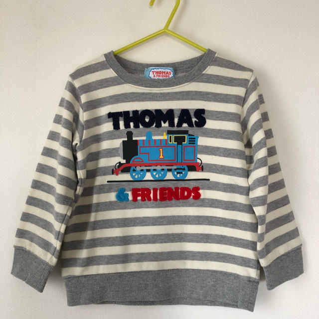 トーマス ボーダートレーナー 100 キッズ/ベビー/マタニティのキッズ服男の子用(90cm~)(Tシャツ/カットソー)の商品写真