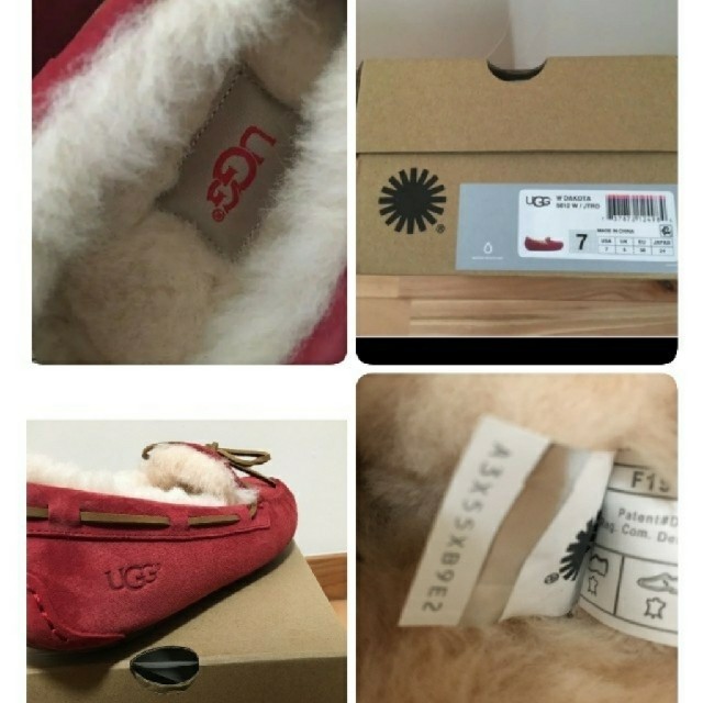 UGG(アグ)の【新品】UGG モカシン ダコタ（ジェスターレッド:23.5〜24㎝） レディースの靴/シューズ(スリッポン/モカシン)の商品写真