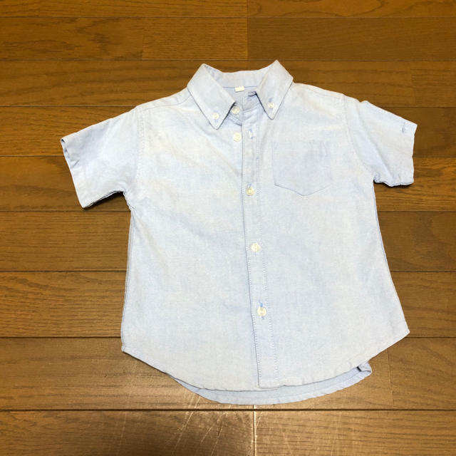 西松屋(ニシマツヤ)のキッズ半袖シャツ キッズ/ベビー/マタニティのキッズ服男の子用(90cm~)(ブラウス)の商品写真