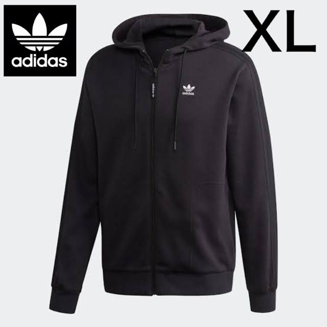 adidas originals パーカー 黒 XL