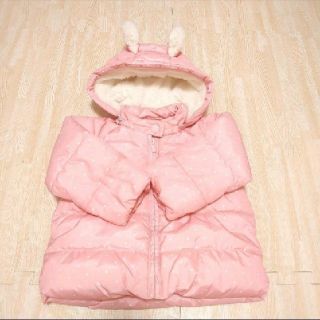 ベビーギャップ(babyGAP)のbaby gap♡うさ耳ダウン♡18-24m(ジャケット/上着)