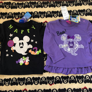 ディズニー(Disney)の新品♡ディズニー　ハロウィン　長袖Tシャツ ロンT 80 男の子　女の子(Ｔシャツ)