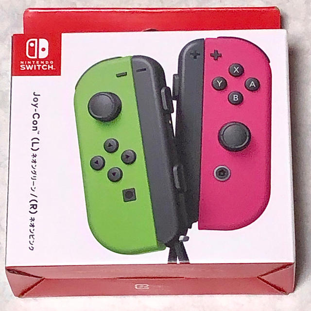 【新品未開封】Joy-Con ジョイコン ネオングリーン/ ネオンピンク