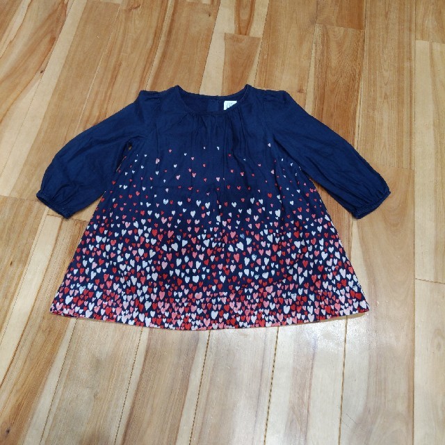 babyGAP(ベビーギャップ)の【kei様専用】　70cm  baby Gap 長袖ワンピース キッズ/ベビー/マタニティのベビー服(~85cm)(ワンピース)の商品写真