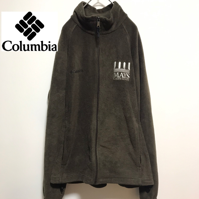 Columbia(コロンビア)の<希少刺繍>アースカラーColumbia コロンビア フリース メンズのジャケット/アウター(ブルゾン)の商品写真