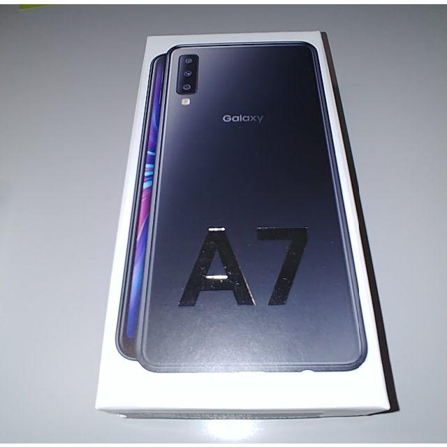 ◆未開封◆ Galaxy A7 ブラック simフリースマートフォン