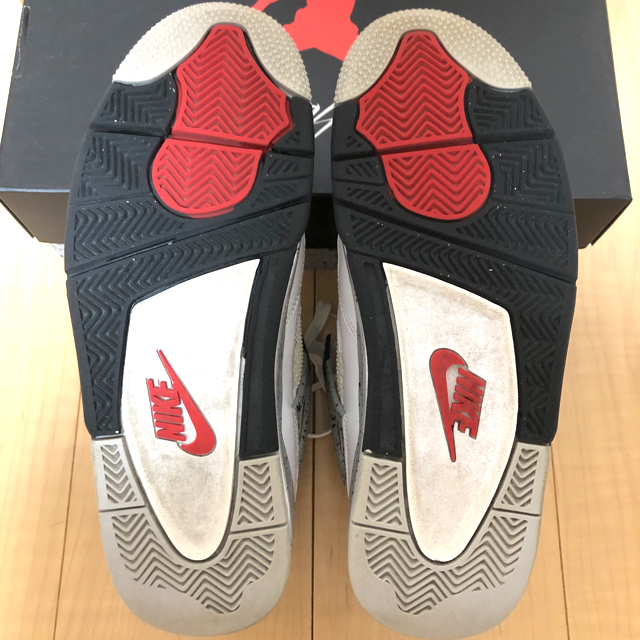 AIR JORDAN 4 RETRO OG エアジョーダン4 白セメント 27 - スニーカー