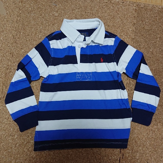 POLO RALPH LAUREN(ポロラルフローレン)のポロラルフローレン 長袖ポロシャツ110cm キッズ/ベビー/マタニティのキッズ服男の子用(90cm~)(Tシャツ/カットソー)の商品写真