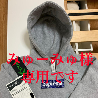 シュプリーム(Supreme)のみゅーみゅ様専用。Supreme bandana box Logo Hooded(パーカー)